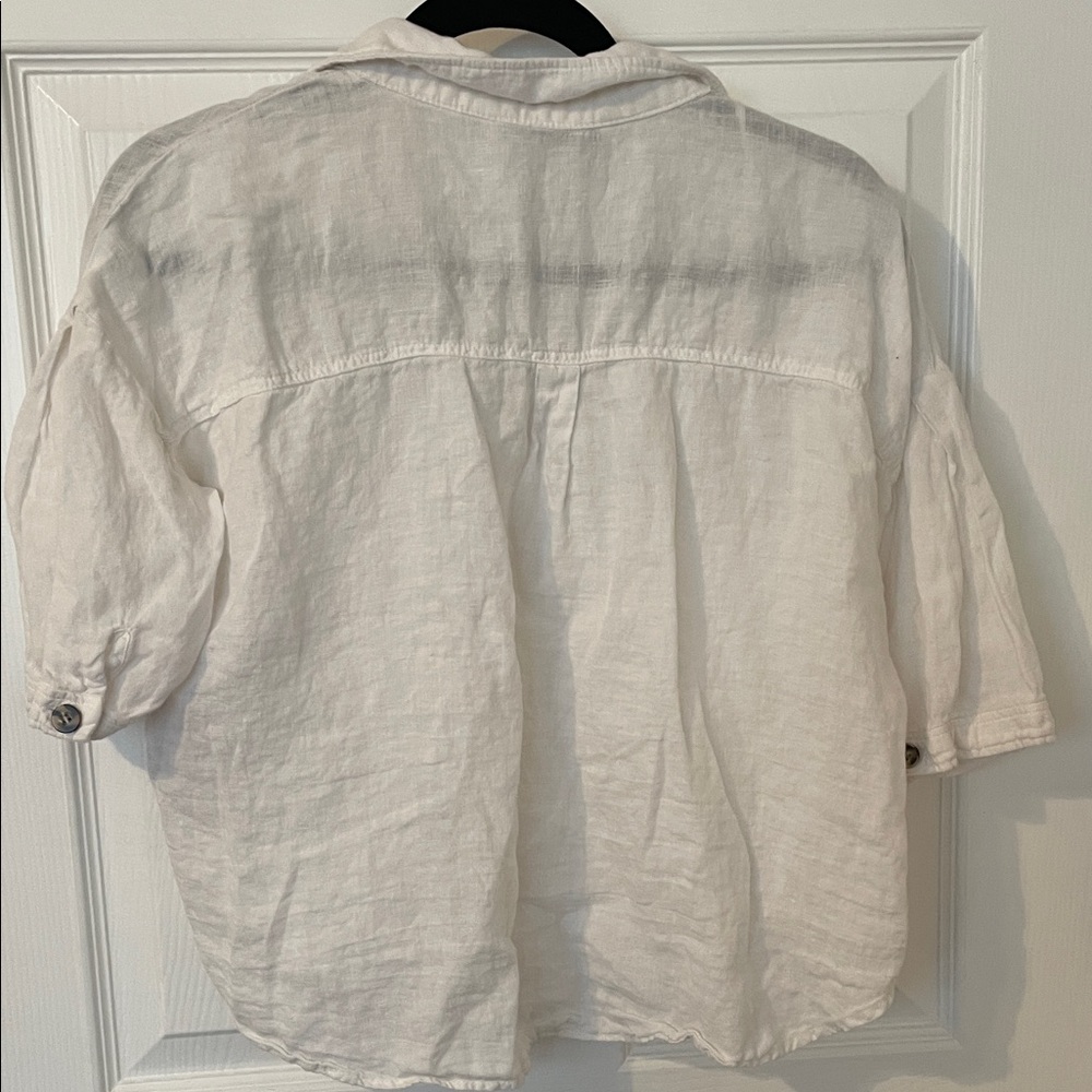 Zara Linen Casual Shirt - Picture 5 of 5